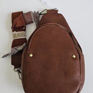 Mali+ Lili Gaby Sling Bag Brown NWT $ 79